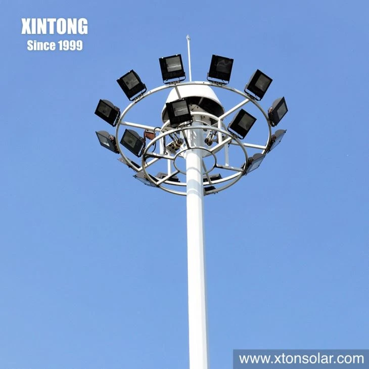 15m To 18m High Mast Steel Street Pole Light