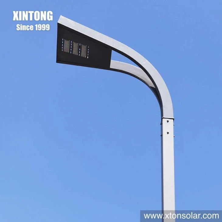 6 Inch Hot DIP Galvanized Pipe Electric Street Lighting Poles