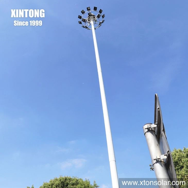 Lowering High Mast Pole Light