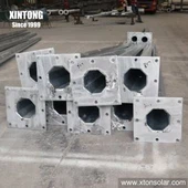 직류 전기를 통한 강철 전봇대